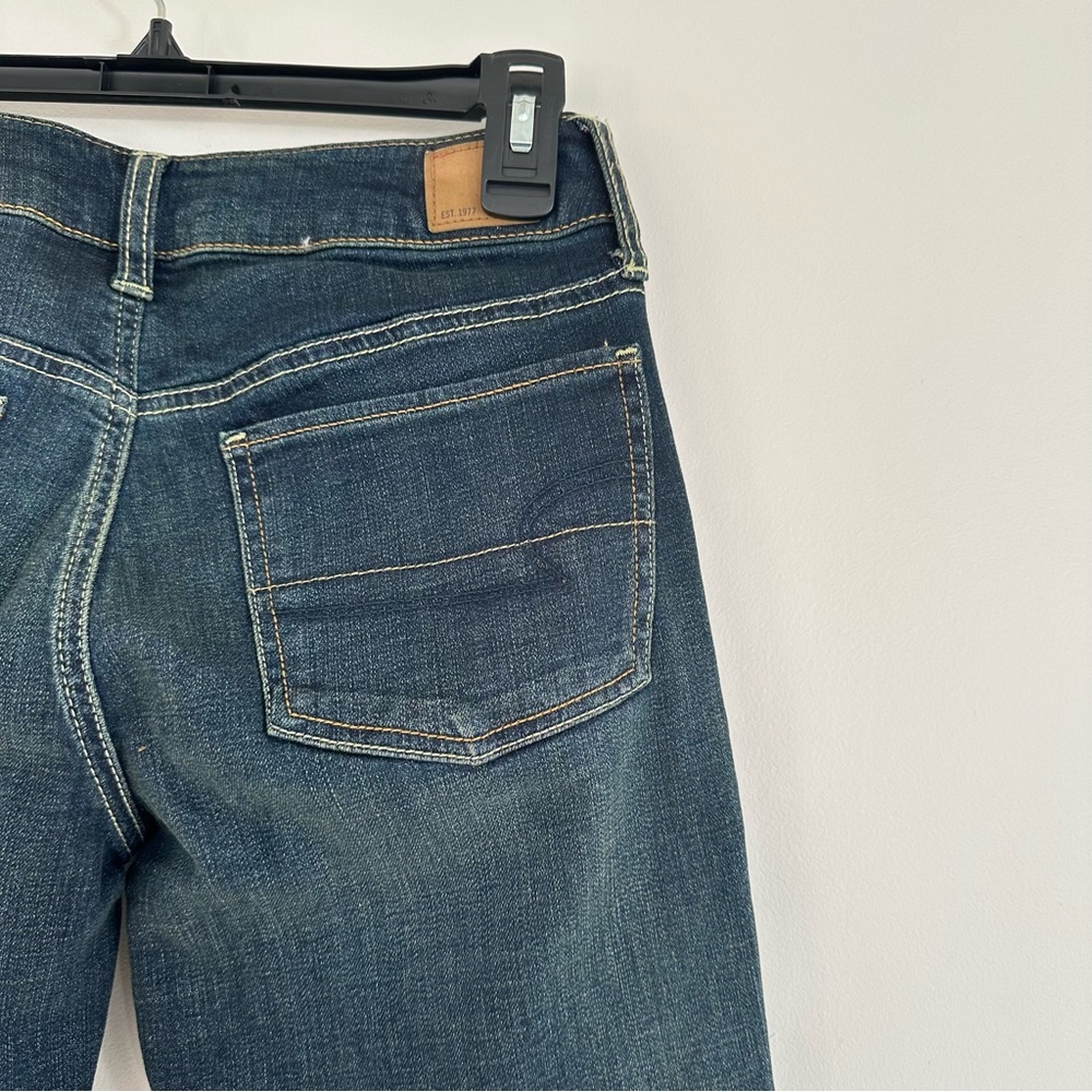 NWT American Eagle Outfitters No. 8262 Straight Dark Jeans Size 2 Short - Picture 7 of 10